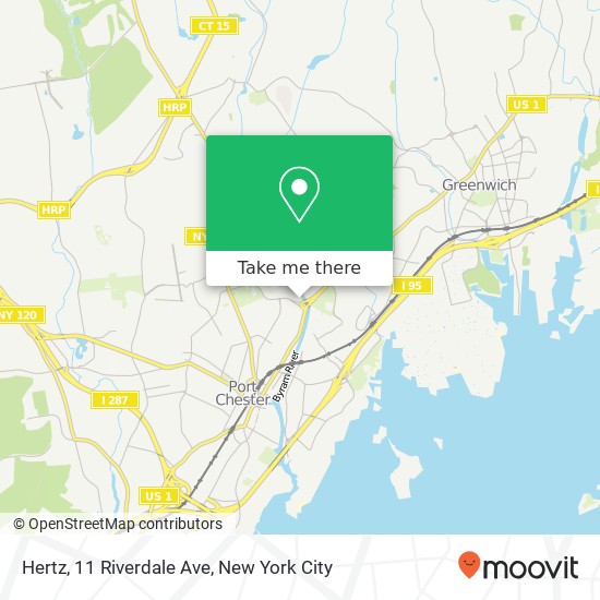 Hertz, 11 Riverdale Ave map