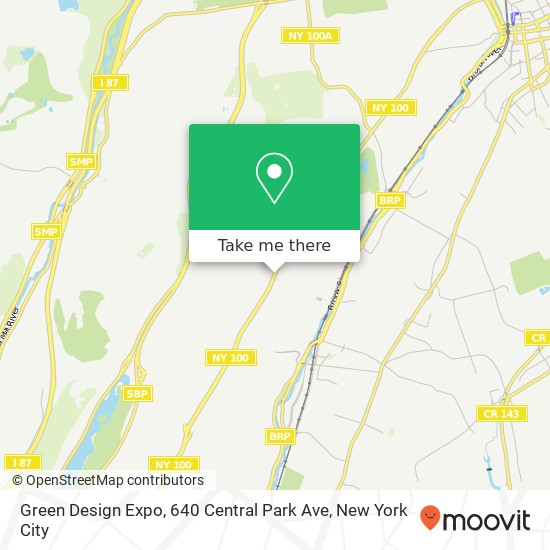 Mapa de Green Design Expo, 640 Central Park Ave