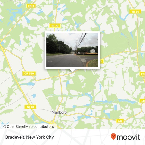 Bradevelt map