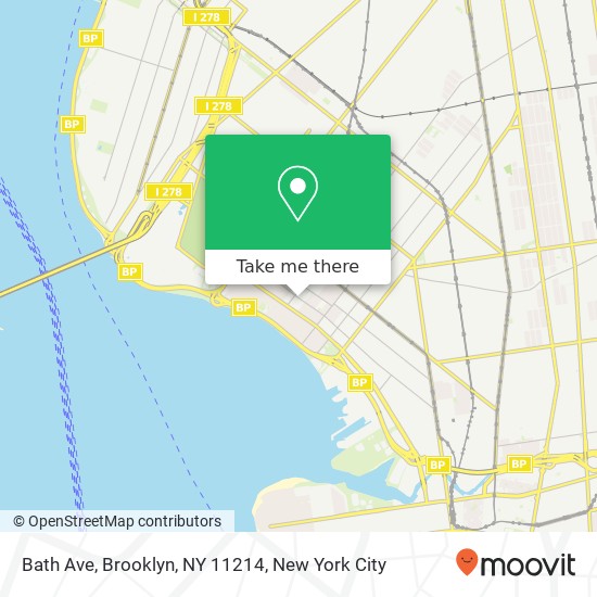 Bath Ave, Brooklyn, NY 11214 map