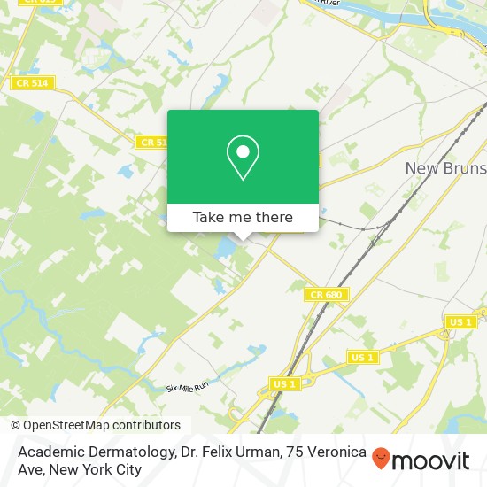 Academic Dermatology, Dr. Felix Urman, 75 Veronica Ave map