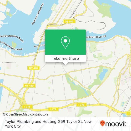 Mapa de Taylor Plumbing and Heating, 259 Taylor St