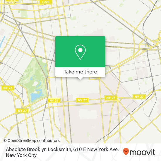 Absolute Brooklyn Locksmith, 610 E New York Ave map