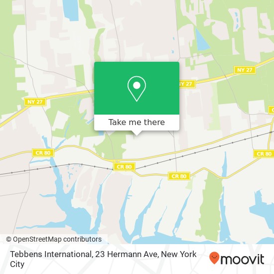 Mapa de Tebbens International, 23 Hermann Ave
