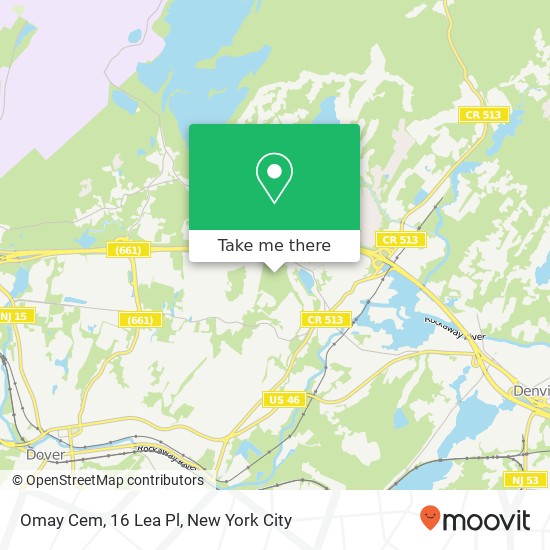 Mapa de Omay Cem, 16 Lea Pl
