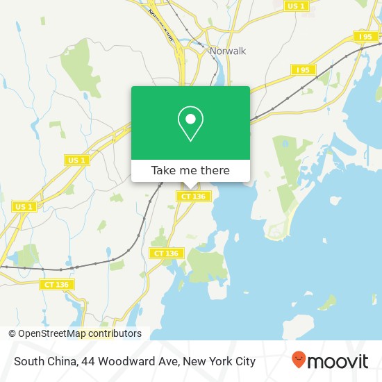 South China, 44 Woodward Ave map