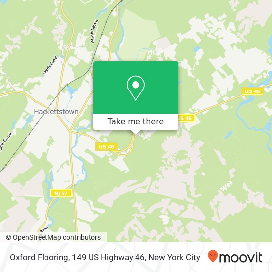 Mapa de Oxford Flooring, 149 US Highway 46