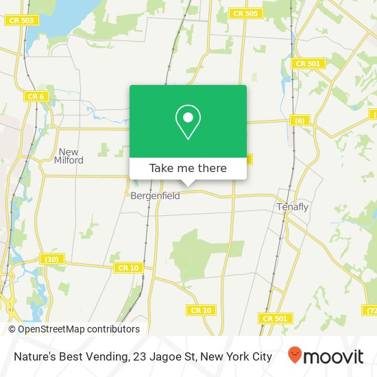 Mapa de Nature's Best Vending, 23 Jagoe St