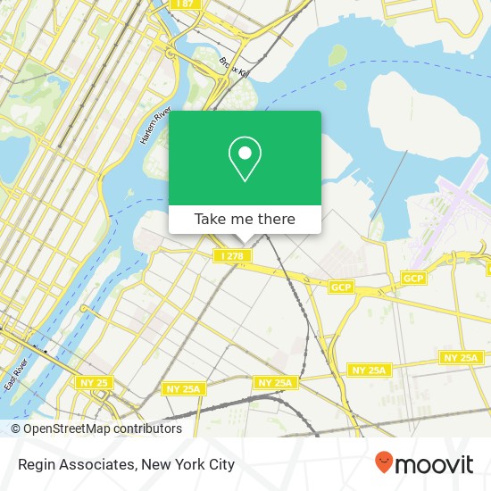 Regin Associates map
