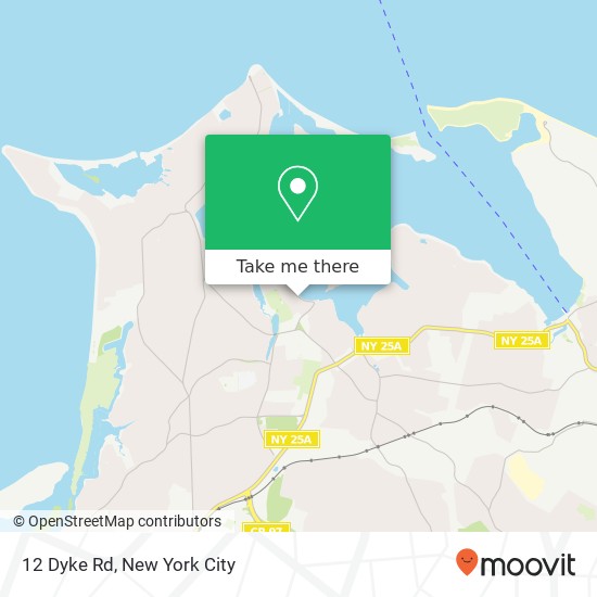 Mapa de 12 Dyke Rd, East Setauket, NY 11733