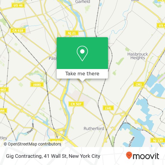 Gig Contracting, 41 Wall St map