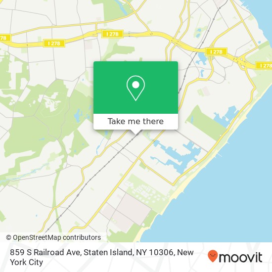 859 S Railroad Ave, Staten Island, NY 10306 map