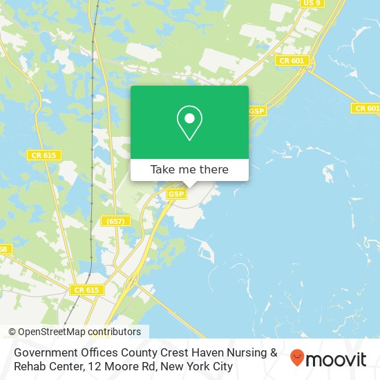 Government Offices County Crest Haven Nursing & Rehab Center, 12 Moore Rd map