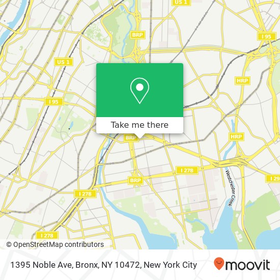 1395 Noble Ave, Bronx, NY 10472 map