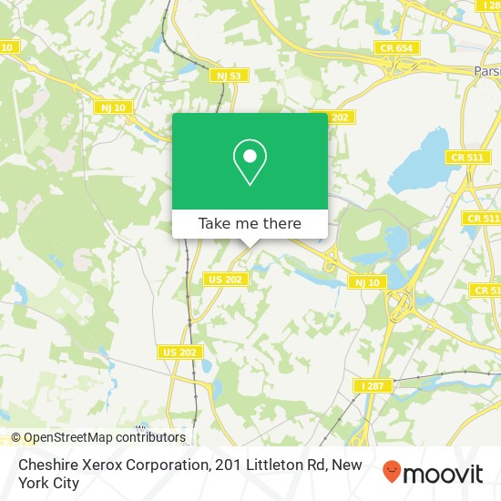 Cheshire Xerox Corporation, 201 Littleton Rd map