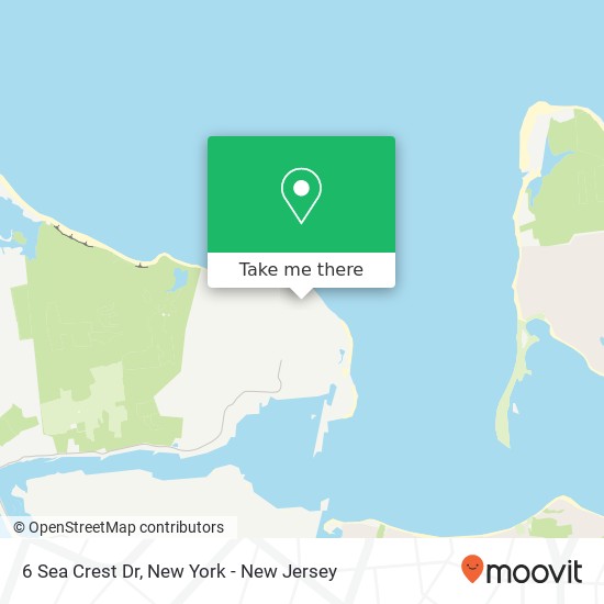 Mapa de 6 Sea Crest Dr, Lloyd Harbor, NY 11743