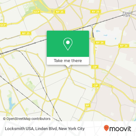 Locksmith USA, Linden Blvd map