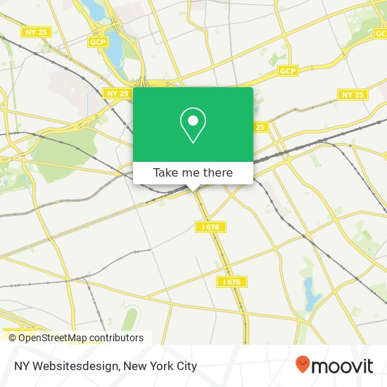 NY Websitesdesign map