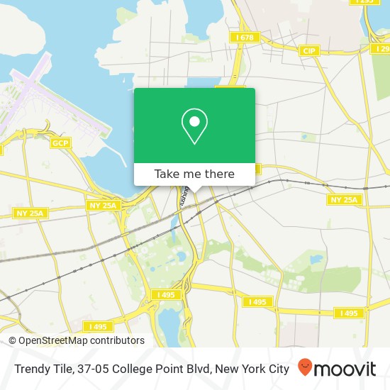 Trendy Tile, 37-05 College Point Blvd map