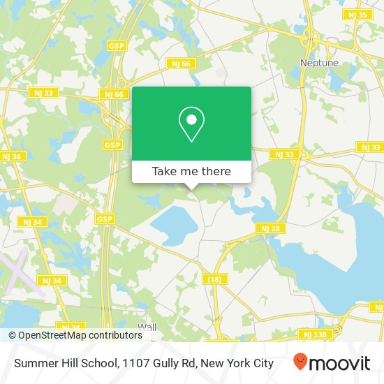 Mapa de Summer Hill School, 1107 Gully Rd