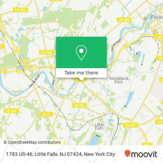 Mapa de 1783 US-46, Little Falls, NJ 07424