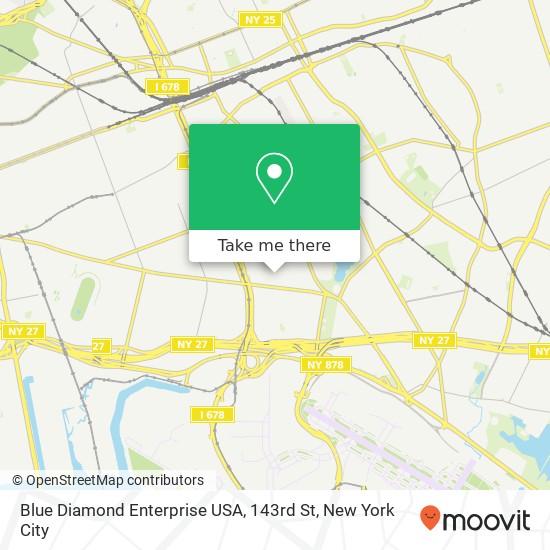 Mapa de Blue Diamond Enterprise USA, 143rd St