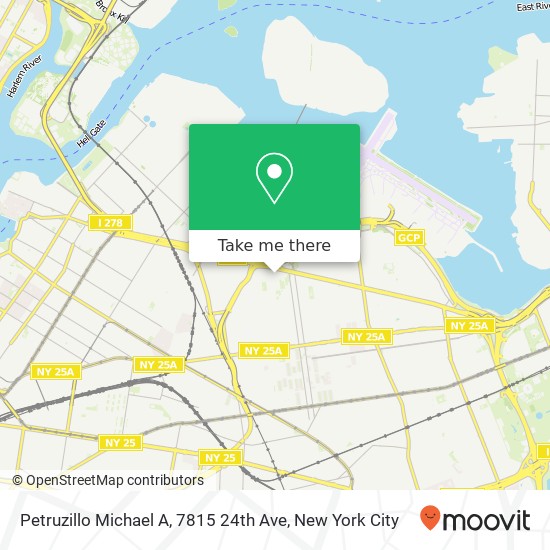 Mapa de Petruzillo Michael A, 7815 24th Ave