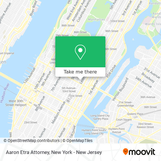 Aaron Etra Attorney map