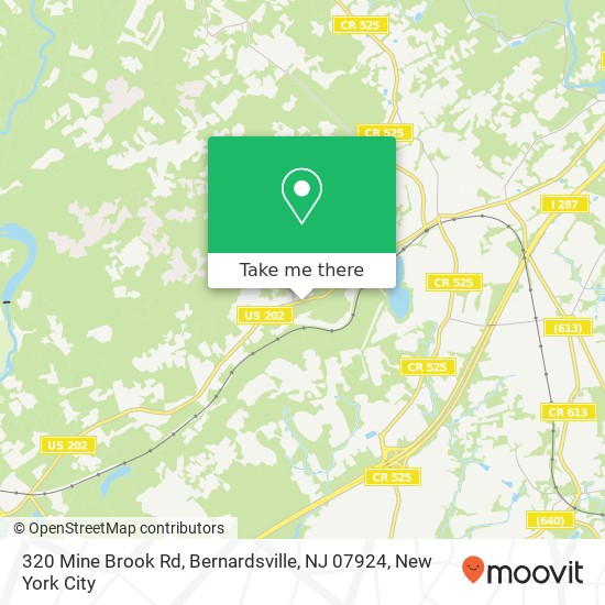 320 Mine Brook Rd, Bernardsville, NJ 07924 map