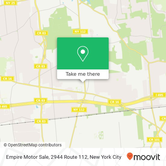 Empire Motor Sale, 2944 Route 112 map