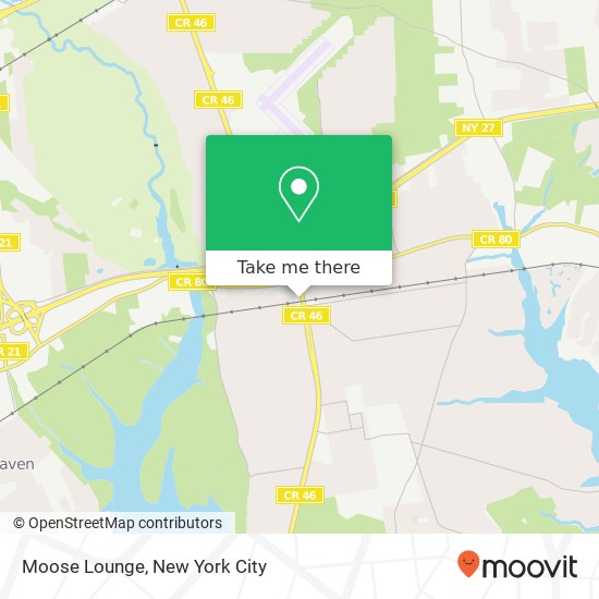 Moose Lounge map