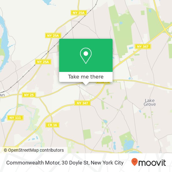 Mapa de Commonwealth Motor, 30 Doyle St