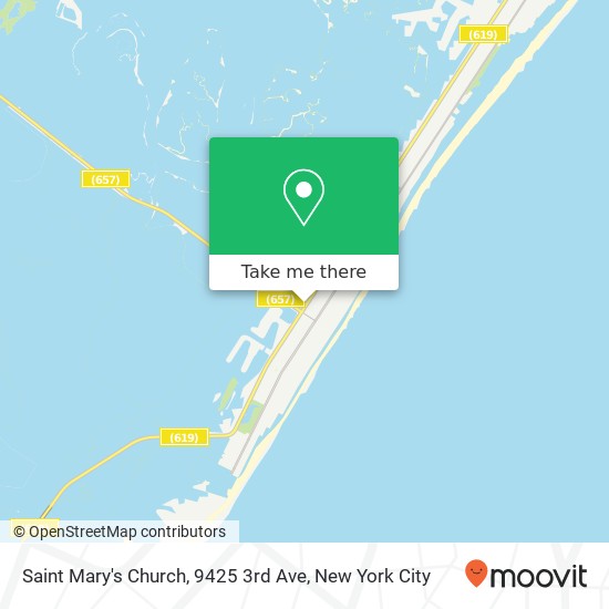 Mapa de Saint Mary's Church, 9425 3rd Ave