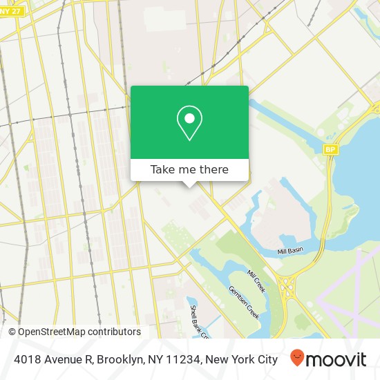 4018 Avenue R, Brooklyn, NY 11234 map
