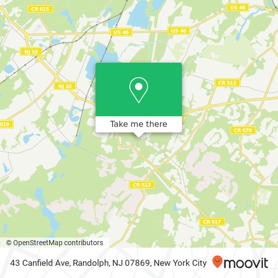 43 Canfield Ave, Randolph, NJ 07869 map