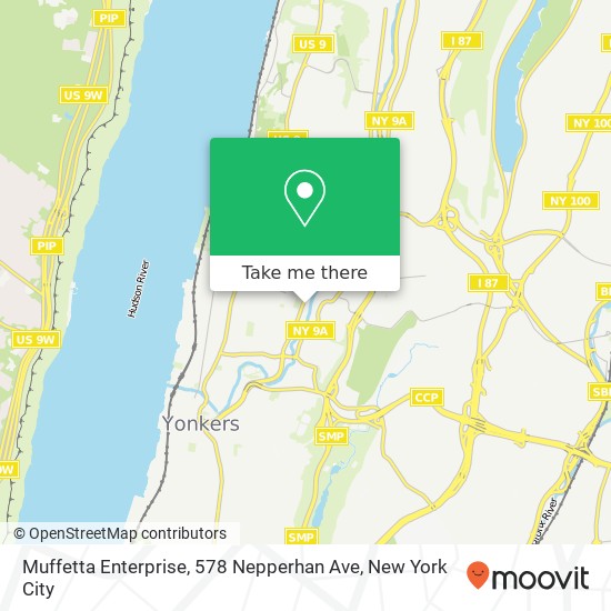 Mapa de Muffetta Enterprise, 578 Nepperhan Ave