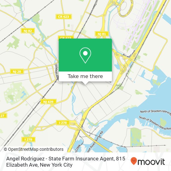 Angel Rodriguez - State Farm Insurance Agent, 815 Elizabeth Ave map