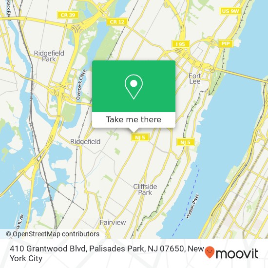 410 Grantwood Blvd, Palisades Park, NJ 07650 map