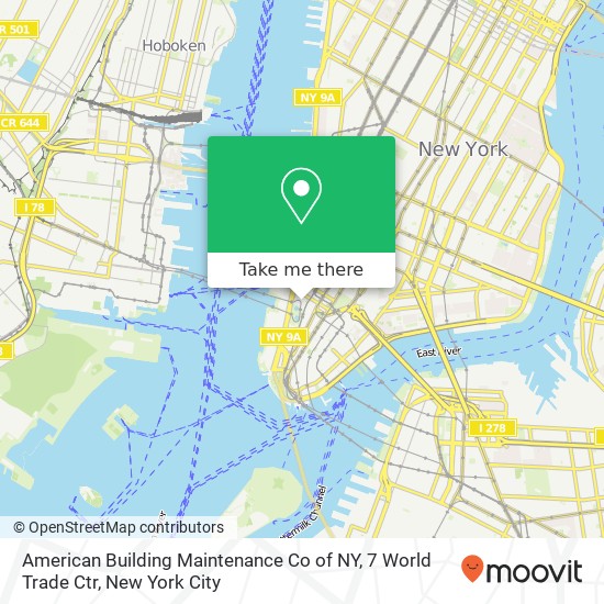 American Building Maintenance Co of NY, 7 World Trade Ctr map