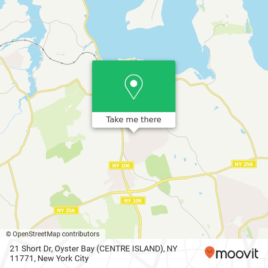 21 Short Dr, Oyster Bay (CENTRE ISLAND), NY 11771 map