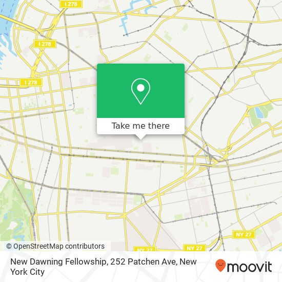 New Dawning Fellowship, 252 Patchen Ave map