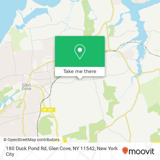180 Duck Pond Rd, Glen Cove, NY 11542 map
