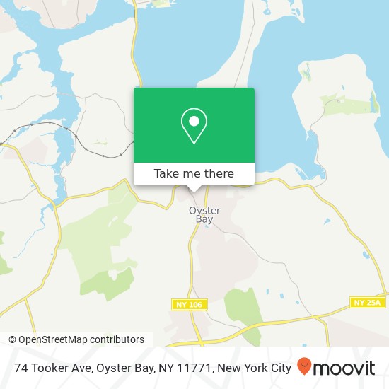 74 Tooker Ave, Oyster Bay, NY 11771 map
