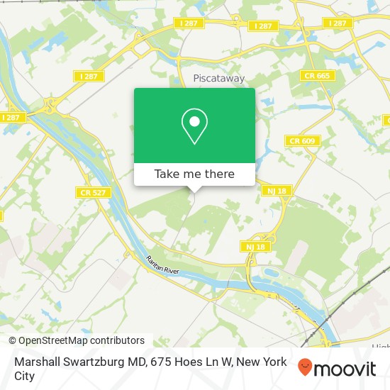 Marshall Swartzburg MD, 675 Hoes Ln W map
