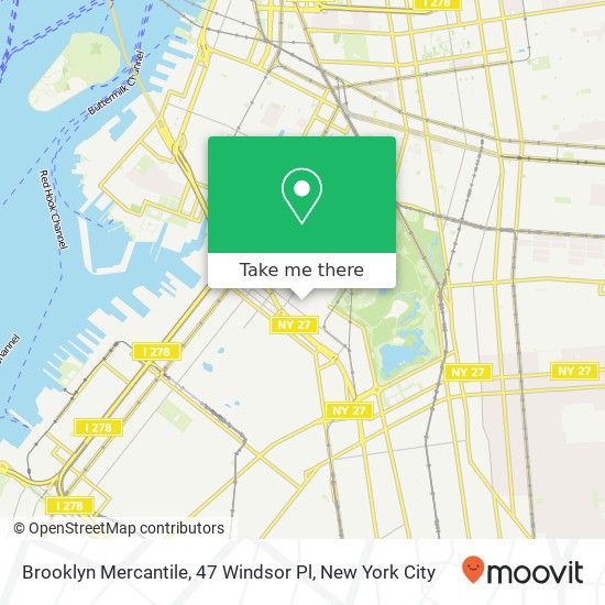 Brooklyn Mercantile, 47 Windsor Pl map