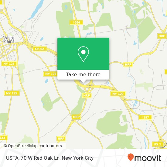 USTA, 70 W Red Oak Ln map