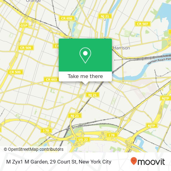 M Zyx1 M Garden, 29 Court St map