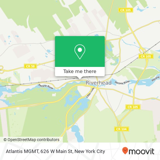 Atlantis MGMT, 626 W Main St map