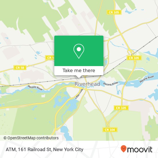 Mapa de ATM, 161 Railroad St