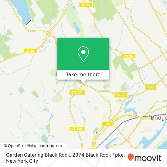 Garden Catering Black Rock, 2074 Black Rock Tpke map